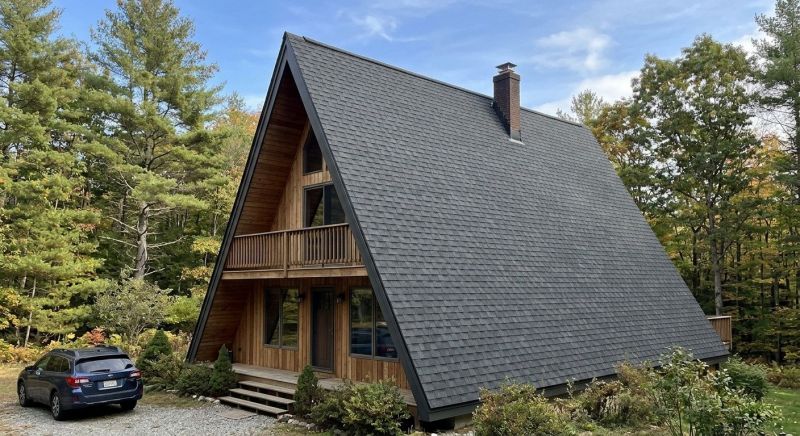 A Frame Roof Installation in Bryn Mawr, PA