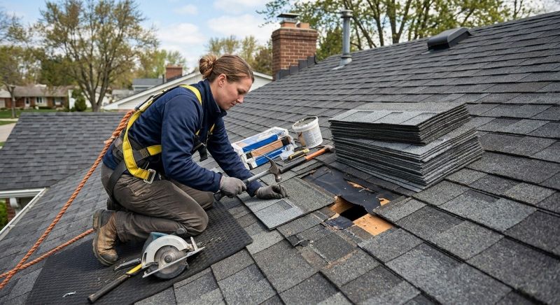 A Frame Roof Repair in Bryn Mawr, PA