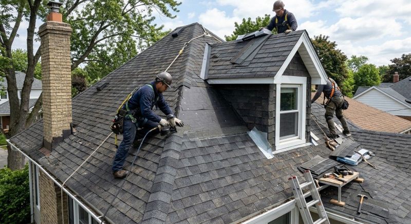 A Frame Roof Repair in Bryn Mawr, PA