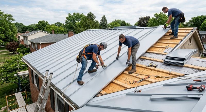 Aluminum Roof Installation in Collingswood, NJ
