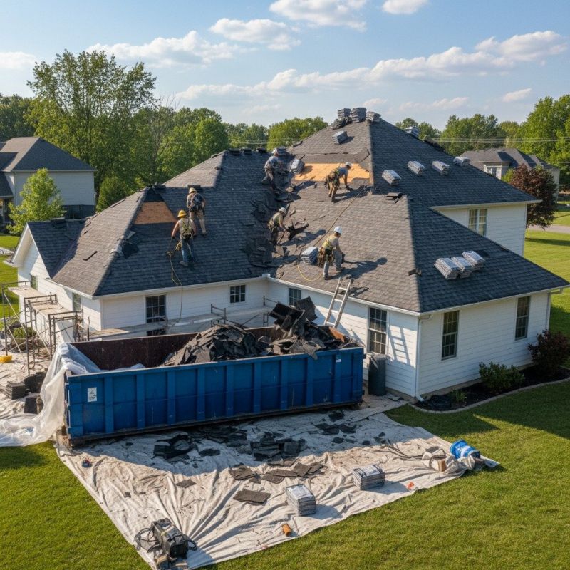 Asphalt Roof Replacement in Mount Laurel, NJ