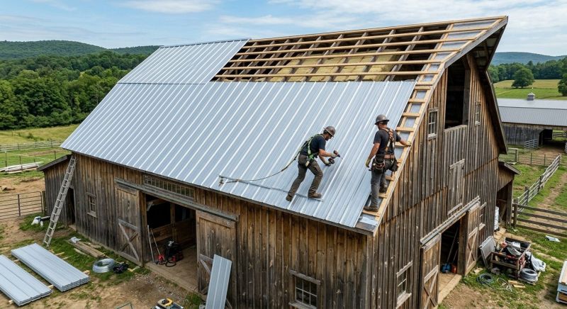Barn Roof Construction in Bryn Mawr, PA