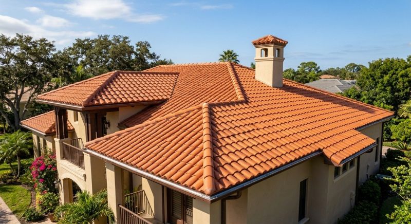 Barrel Tile Roof Installation in Bryn Mawr, PA