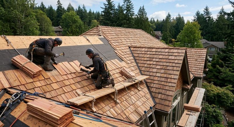 Cedar Roof Installation in Exton, PA