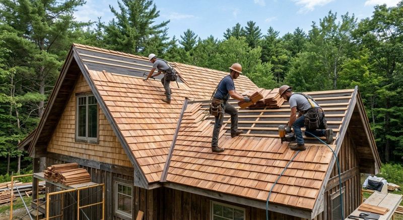 Cedar Roof Installation in Exton, PA