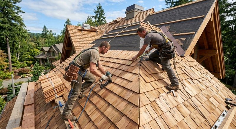 Cedar Roof Installation in Exton, PA