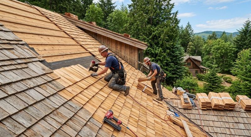 Cedar Roof Installation in Exton, PA