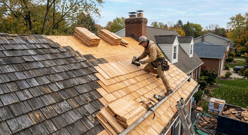 Cedar Roof Replacement in Glenolden, PA
