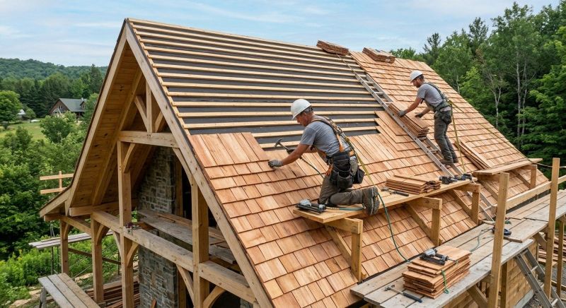 Cedar Shake Roof Construction in Glenolden, PA