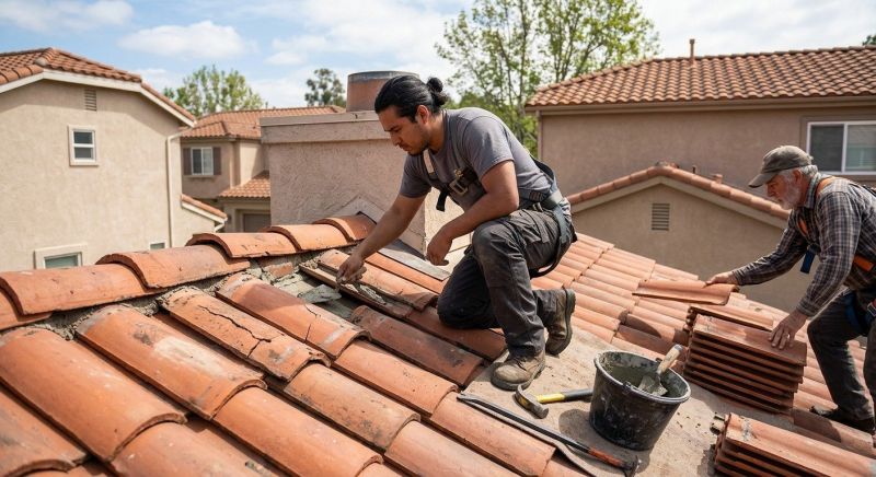 Clay Roof Leak Repair in Bryn Mawr, PA