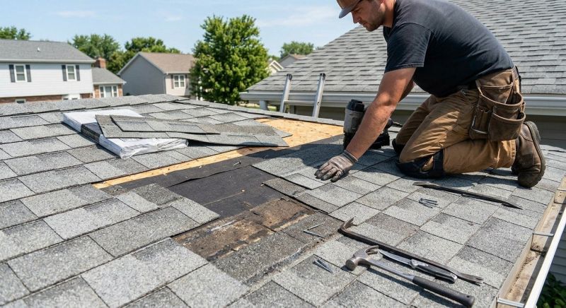 Composite Roof Repair in Bryn Mawr, PA