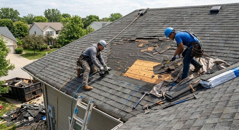 Damaged Roof Repair in King Of Prussia, PA