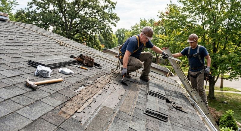 Damaged Roof Repair in Willow Grove, PA