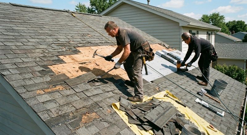 Damaged Roof Repair in Willow Grove, PA