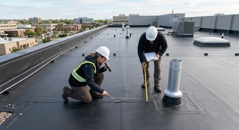 Epdm Roof Inspection in Bryn Mawr, PA