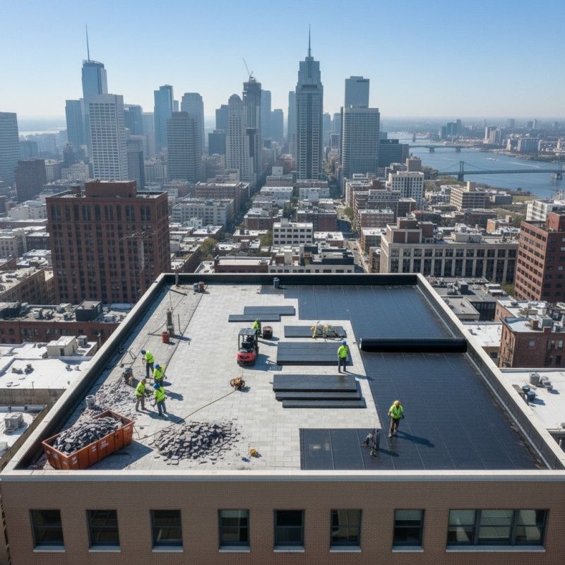 Flat Roof Replacement in Glenside, PA