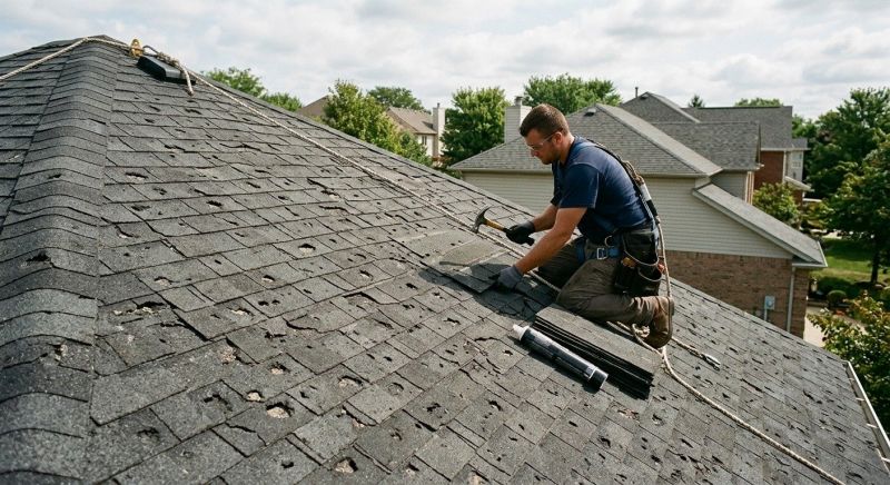 Hail Damage Roof Repair in King Of Prussia, PA