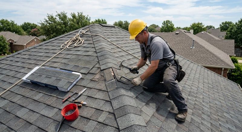 Hip Roof Shingle Repair in Bryn Mawr, PA