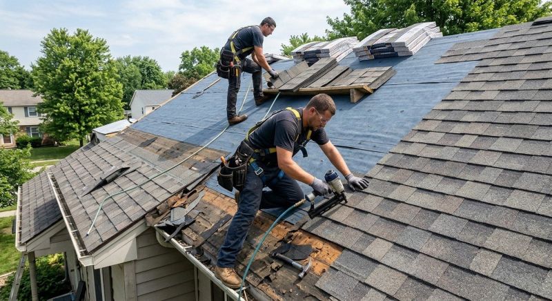 Hip Roof Shingle Replacement in Bryn Mawr, PA