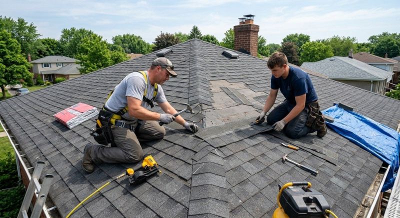House Roof Repair in Warminster, PA