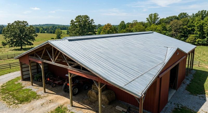 Pole Barn Roof Repair in Telford, PA
