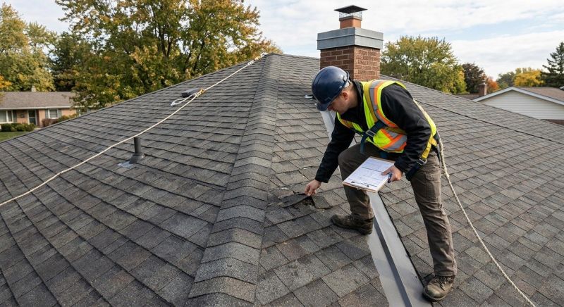 Roof Damage Inspection in Camden County, NJ