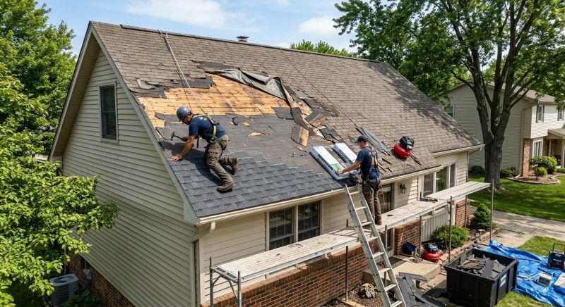 Roof Damage Repair in Norristown, PA