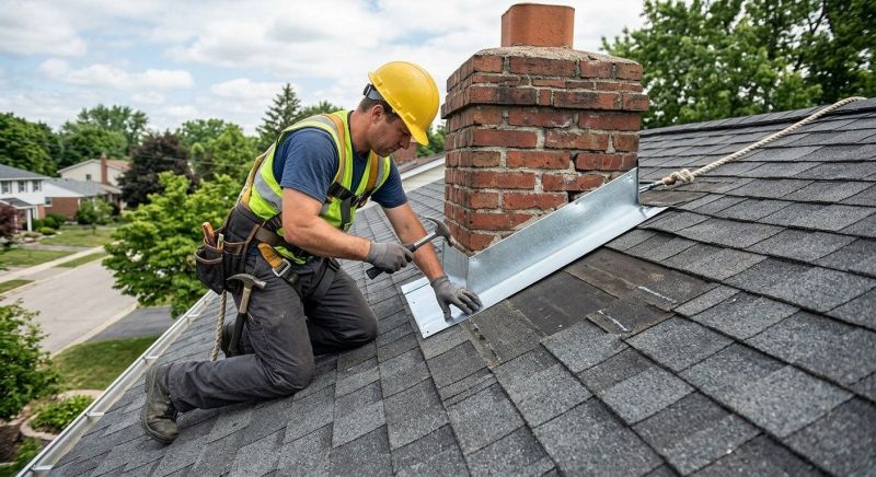 Roof Flashing Installation in Upper Darby, PA