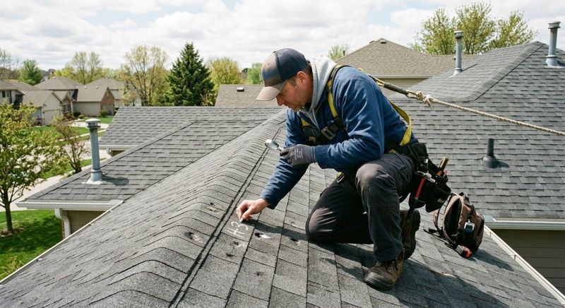 Roof Hail Inspection in Bryn Mawr, PA