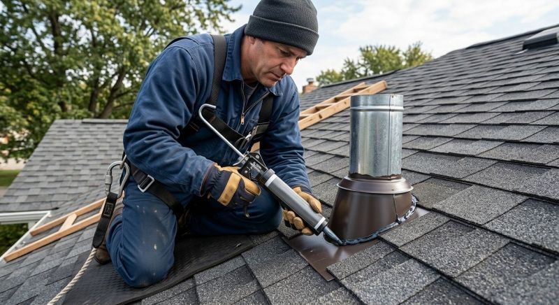 Roof Vent Flashing Repair in Bryn Mawr, PA