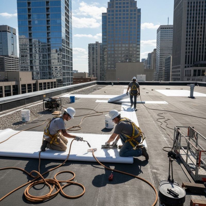 Single Ply Roof Repair in Harleysville, PA