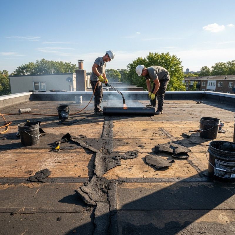Single Ply Roof Repair in Harleysville, PA