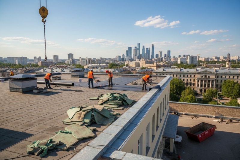 Single Ply Roof Replacement in Upper Darby, PA