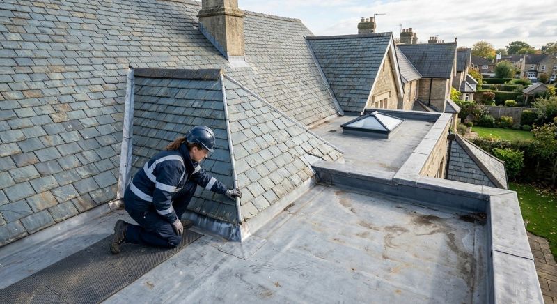 Slate Roof Inspection in Bryn Mawr, PA