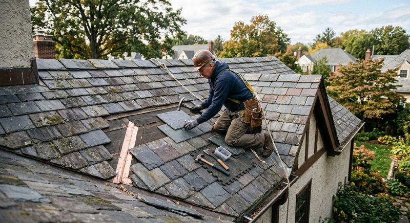 Slate Roof Repair in Warrington, PA