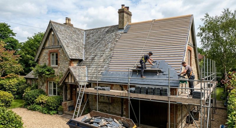 Slate Roof Replacement in Paoli, PA