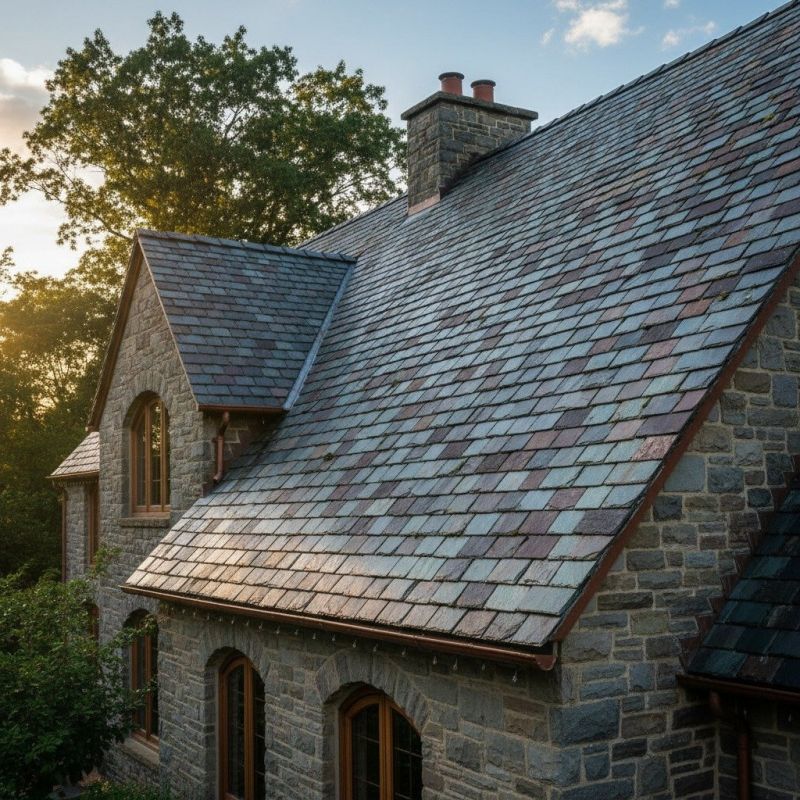 Slate Roof Replacement in Perkasie, PA