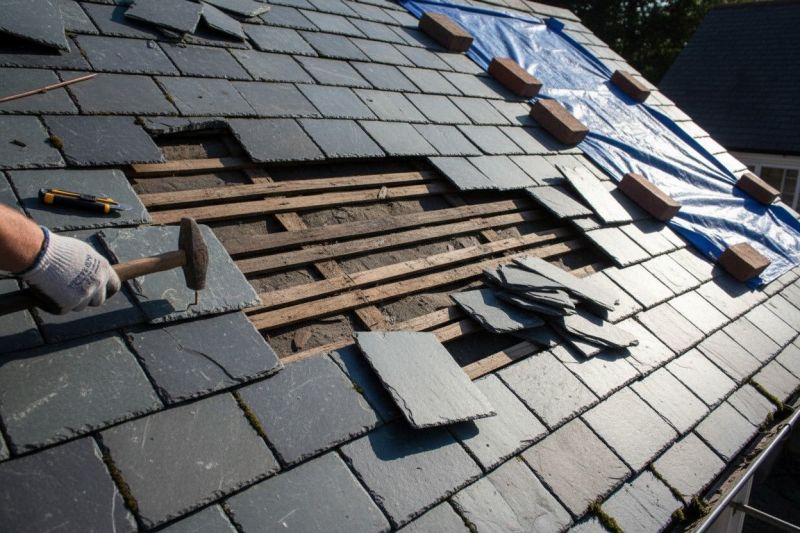 Slate Shingles Repair in Haddonfield, NJ