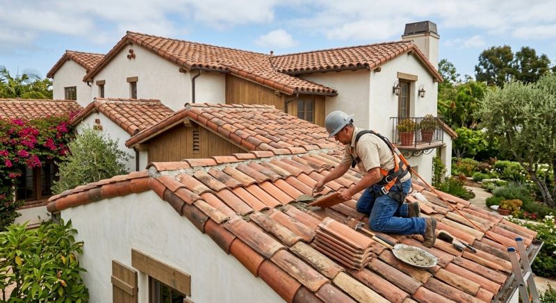 Spanish Tile Roof Repair in Bryn Mawr, PA