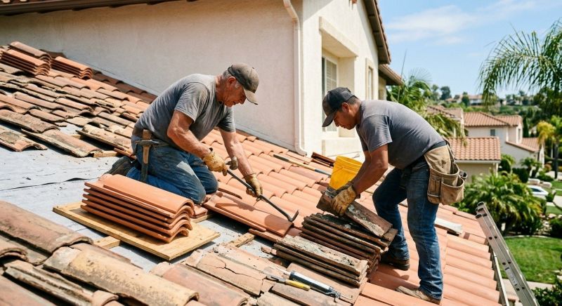 Spanish Tile Roof Repair in Bryn Mawr, PA