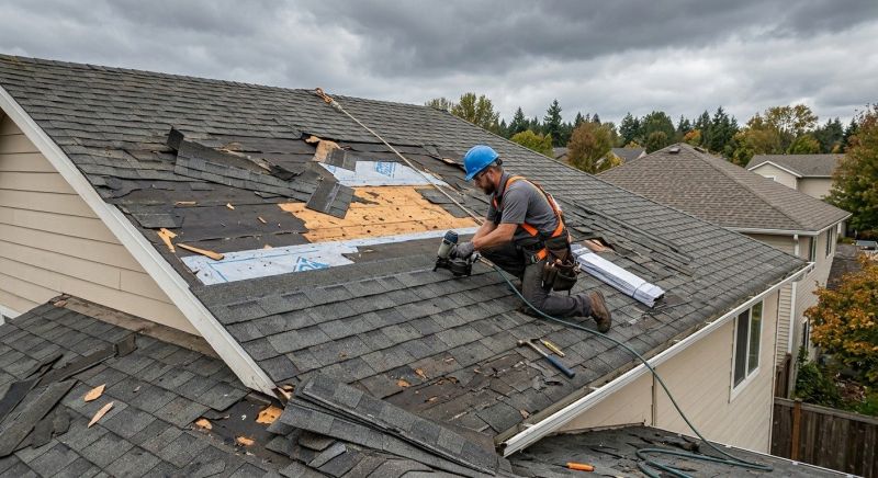 Storm Damage Roof Repair in Plymouth Meeting, PA