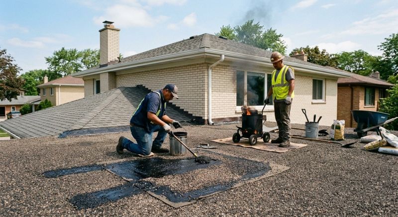 Tar And Gravel Roof Repair in Collingswood, NJ