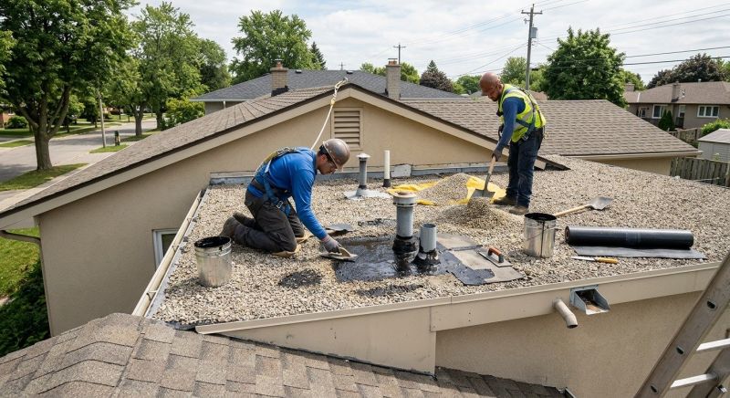 Tar And Gravel Roof Repair in King Of Prussia, PA