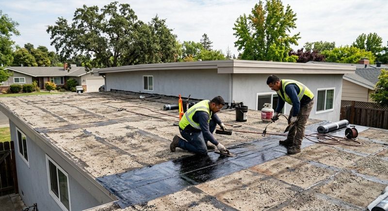Tar Roof Repair in Spring Mount, PA