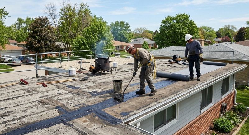 Tar Roof Repair in Spring Mount, PA