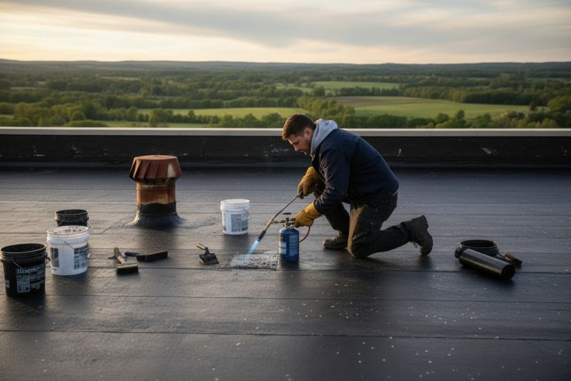 Tar Roof Repair in Spring Mount, PA
