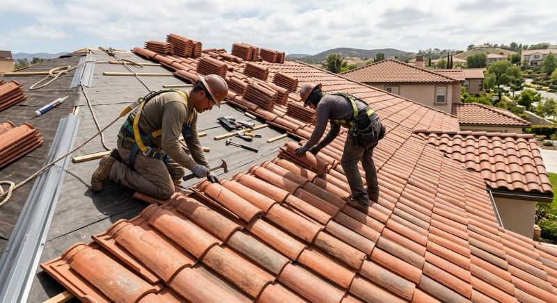 Tile Roof Installation in Huntingdon Valley, PA