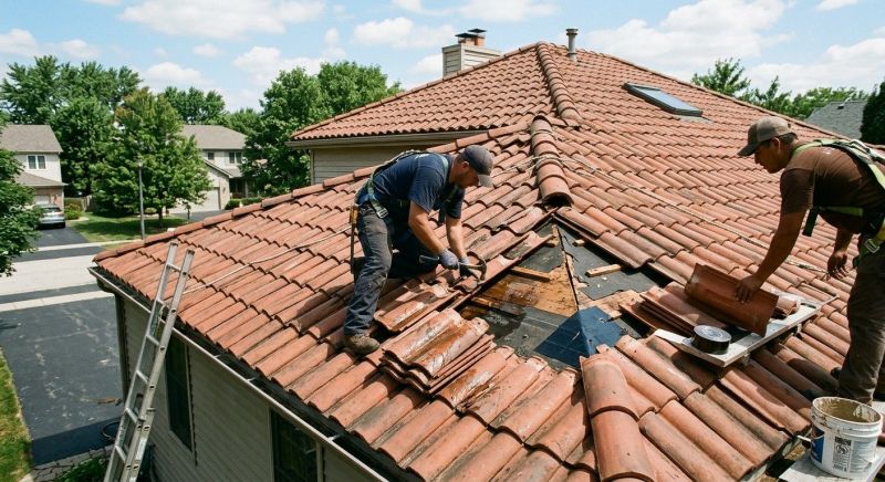 Tile Roof Repair in Warminster, PA