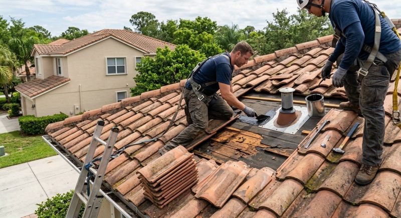 Tile Roof Repair in Warrington, PA