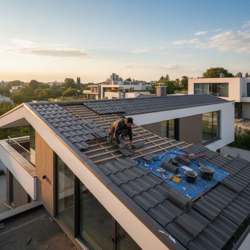 Tile Roof Repair in Warrington, PA